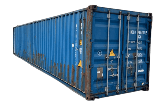 40 foot used blue shipping container for sale or rent in Antwerp by ContainerID